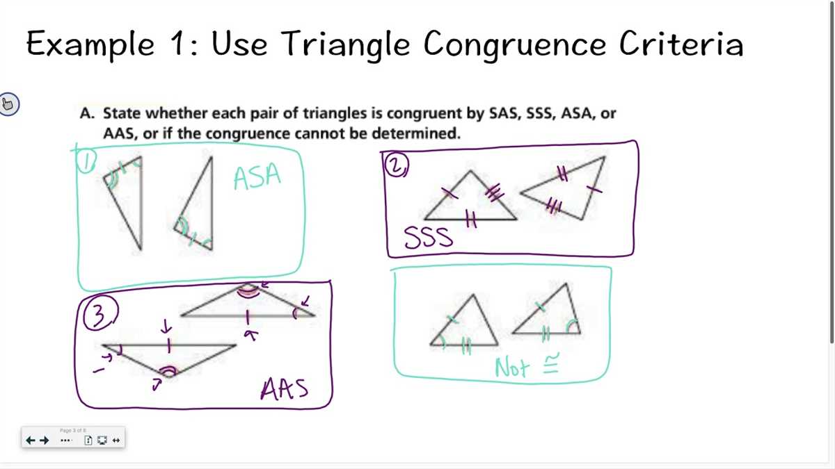 Mastering Sss Triangle Congruence Unveiling The Answer Key