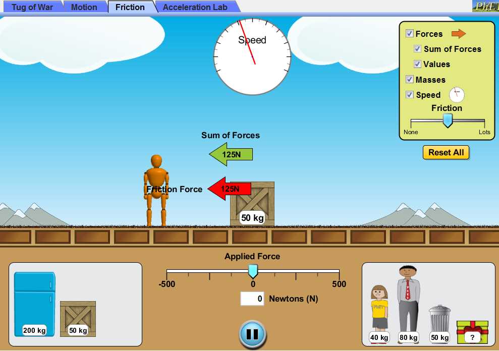 Unlocking The Answers Phet Forces And Motion Basics Answer Key Revealed