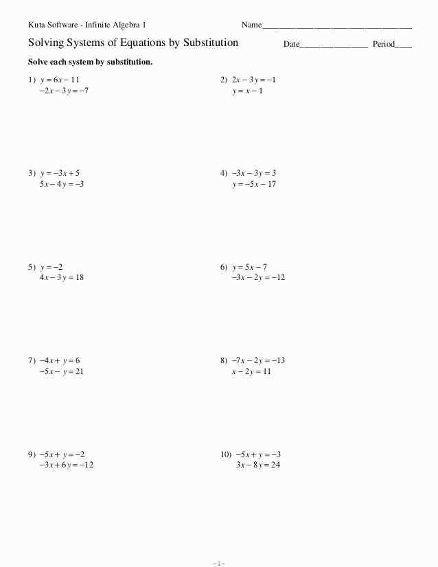 Solving Equations Answer Key