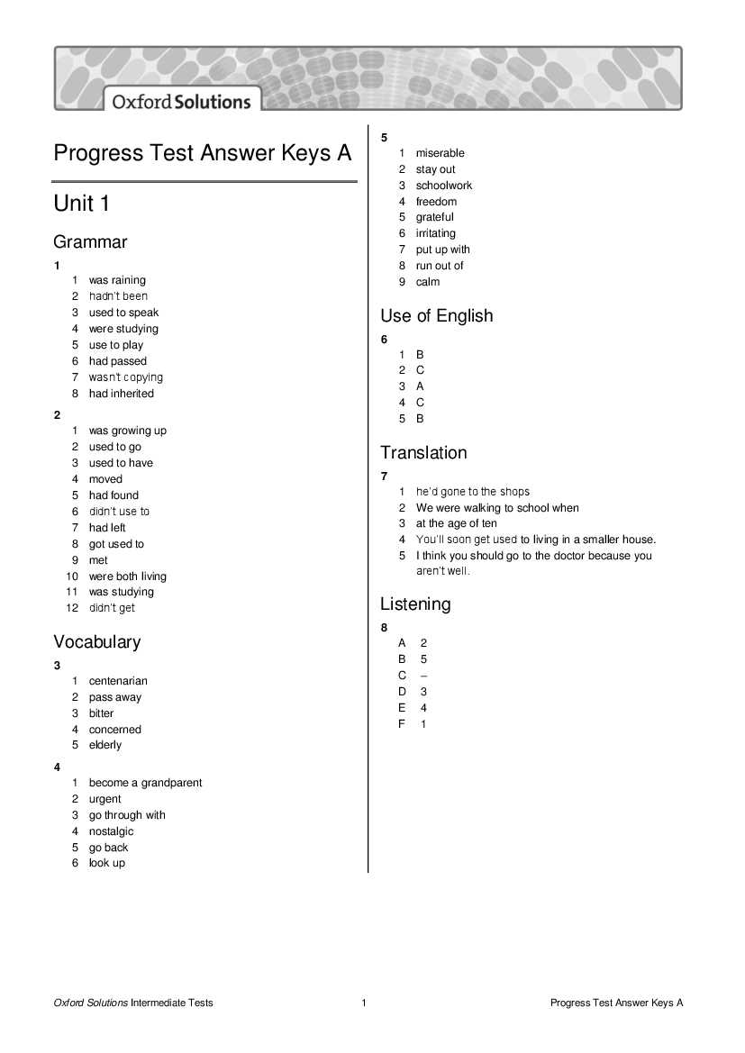 World history unit 1 test answer key