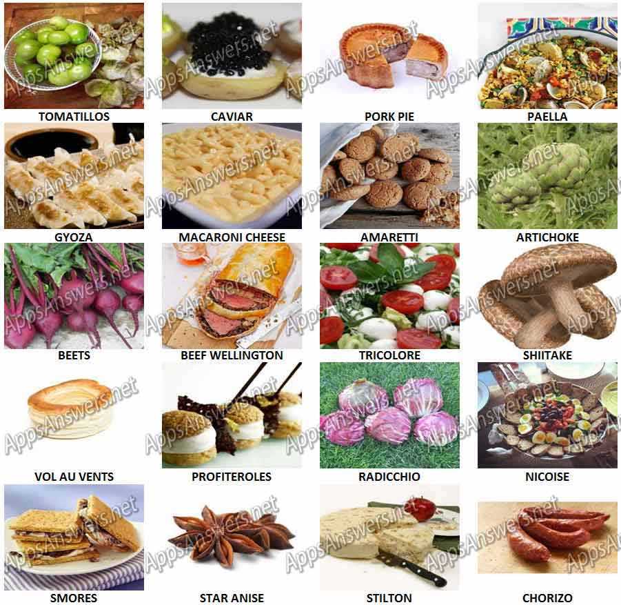 100 pics taste test answers