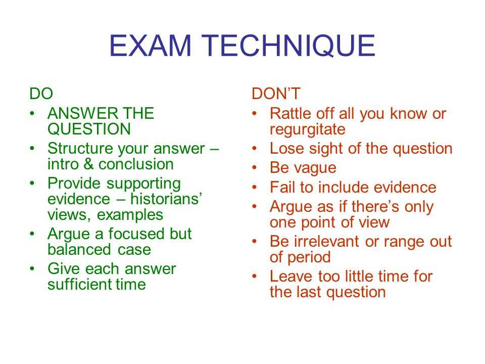 Common Mistakes to Avoid During the Test