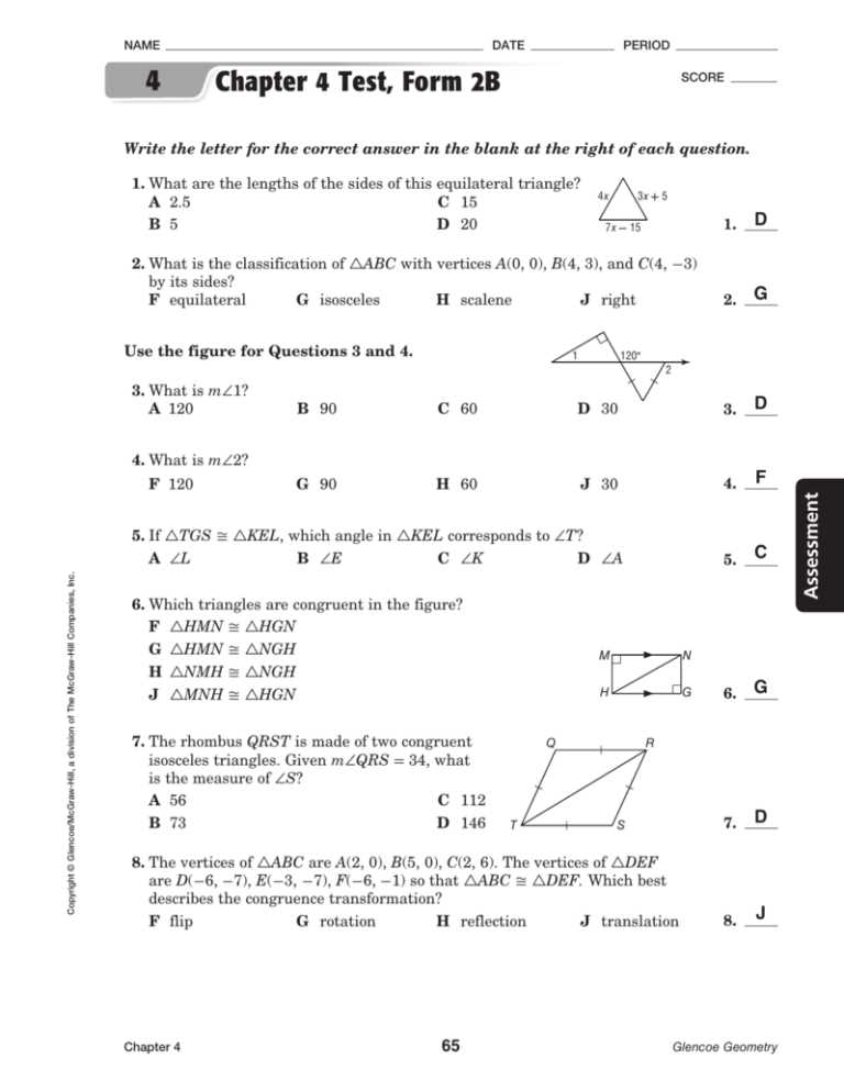 Reviewing for the Geometry Chapter 3 Test