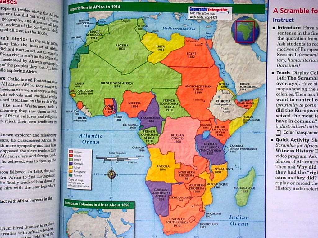 Imperialism in africa mini q answer key