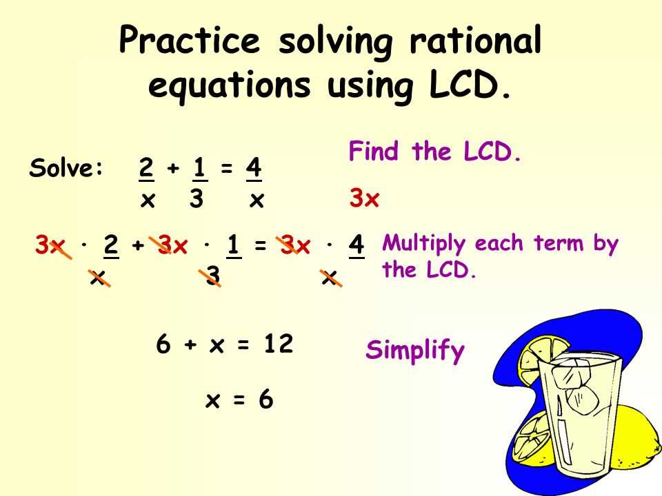 Common Types of Equations