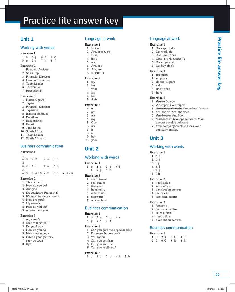 Cheboygan Day Answer Key