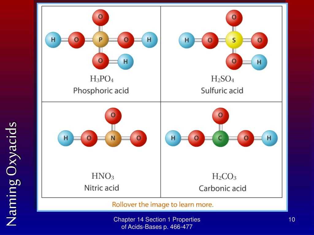 Calculations Involving Acids and Bases