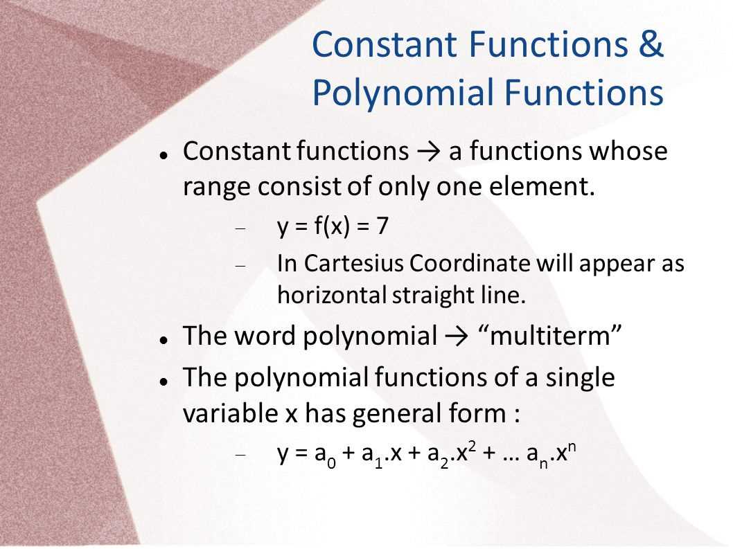 Understanding Polynomial Functions: 5-3 Practice Answers in Form G