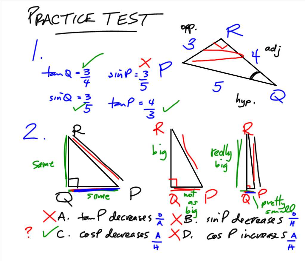 Sample Answer Key: