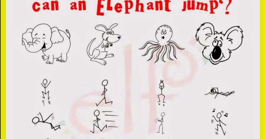 Why did the elephant jump up and down riddle answer