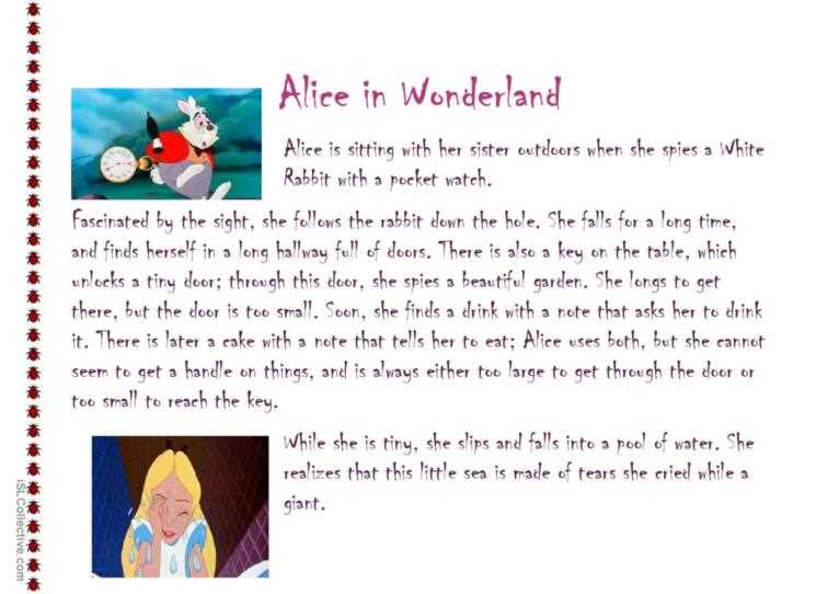 Alice in wonderland questions and answers pdf