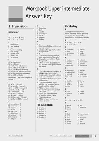 Answer key for the density lab