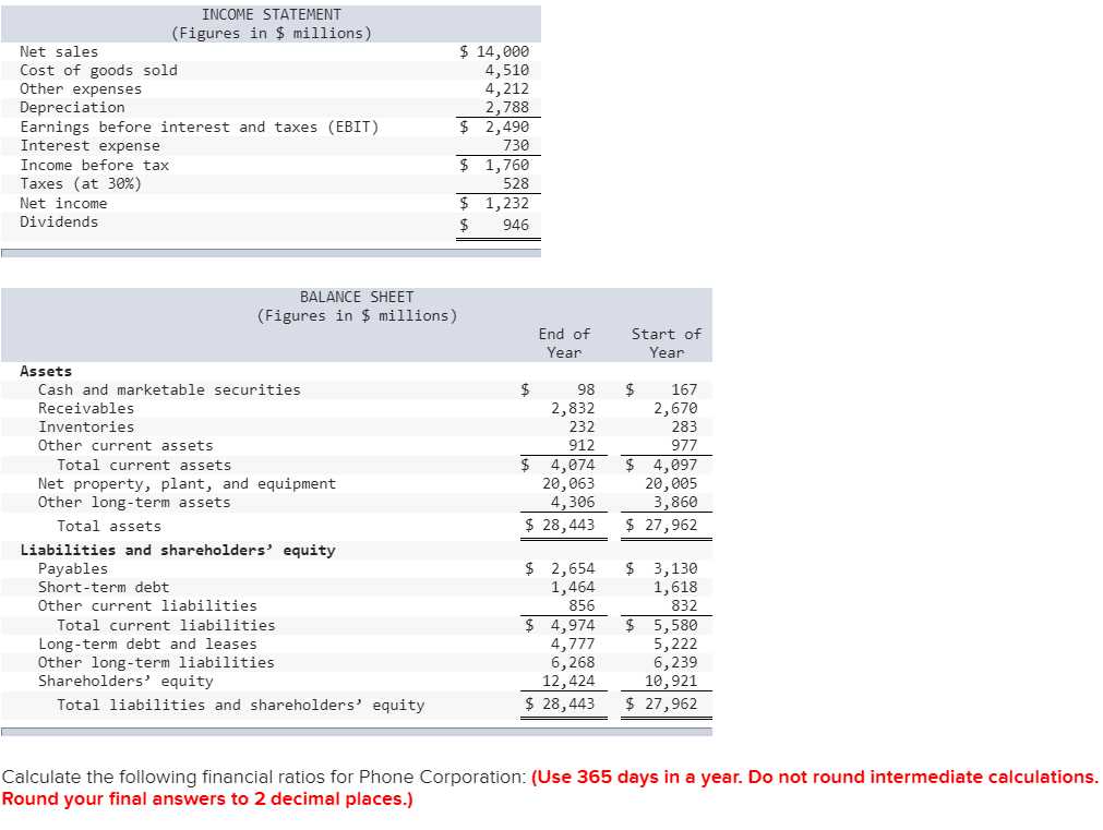 6-3 income statements answers