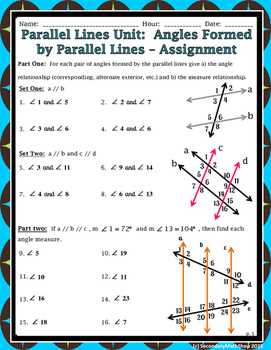 4.3 proving lines are parallel answer key