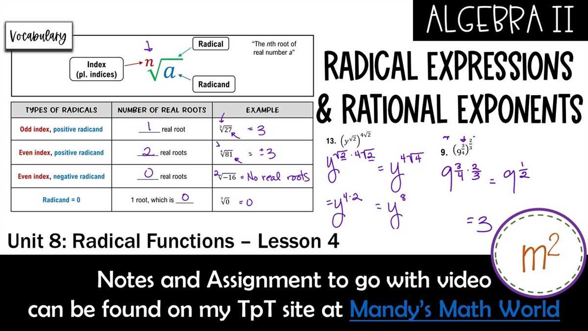 Solving Radical Equations