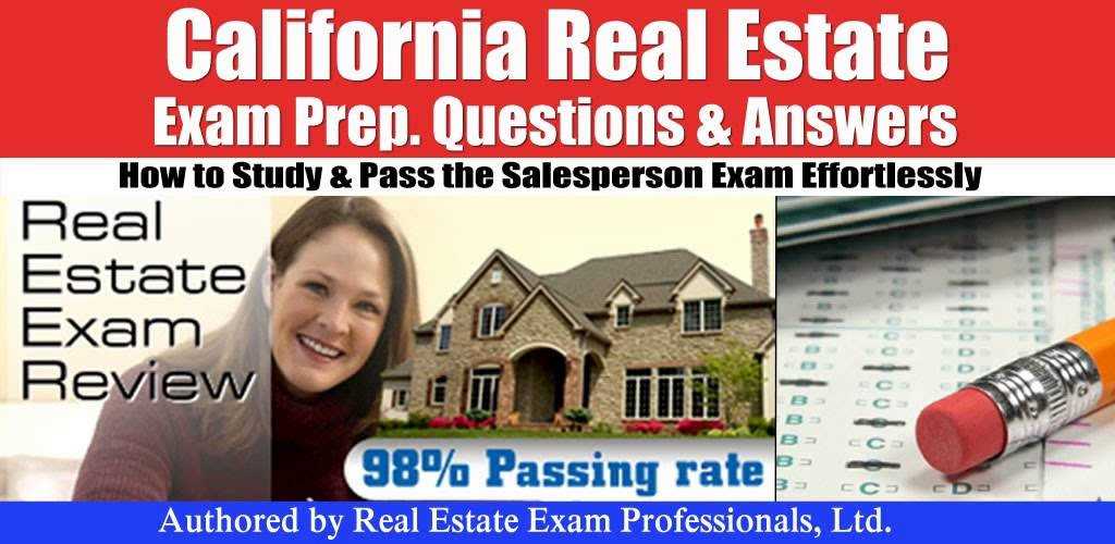 Answers to real estate exam