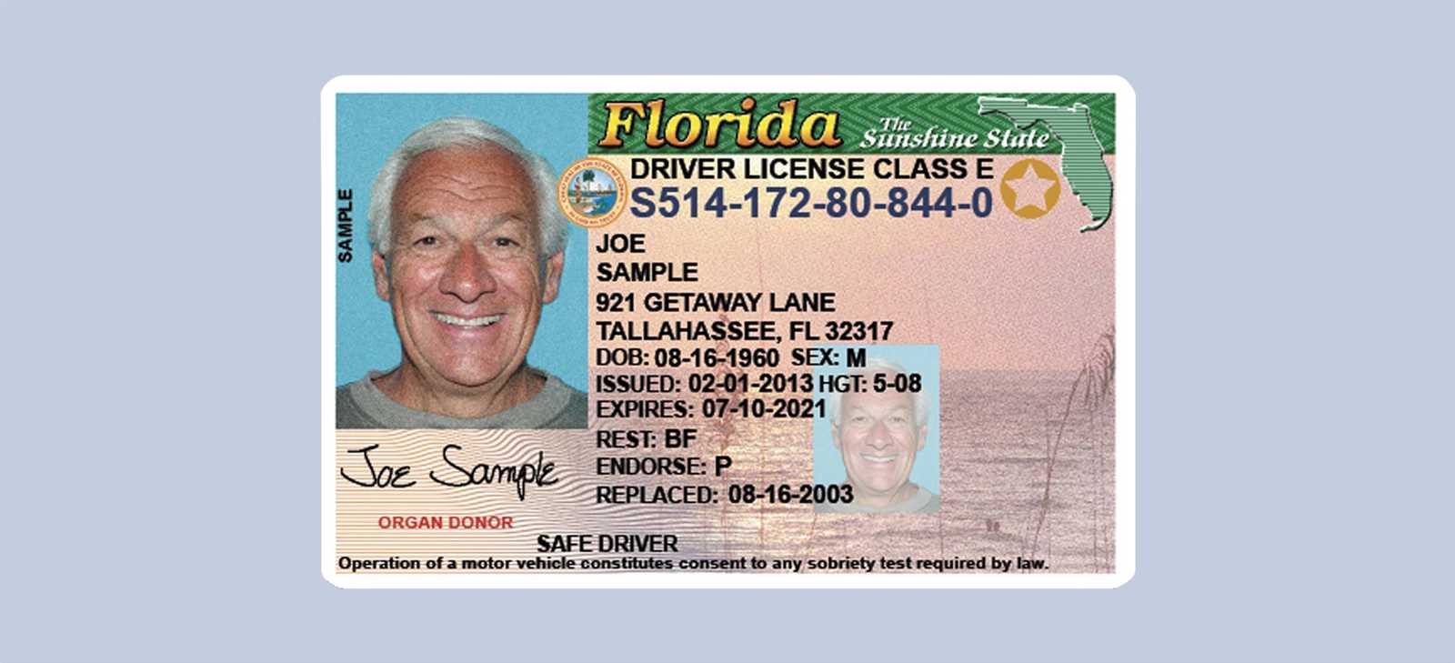 Florida drivers license test answers