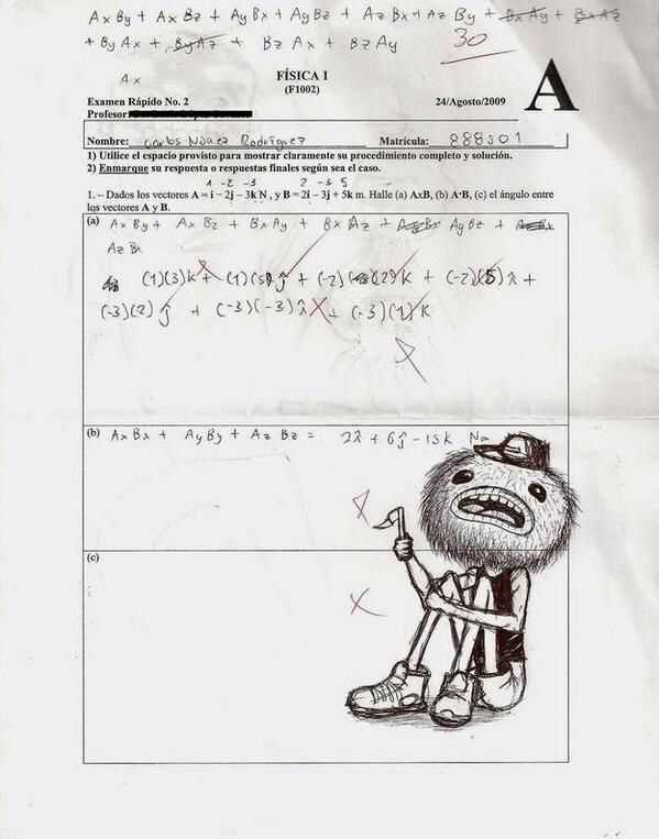 Funniest math test answers