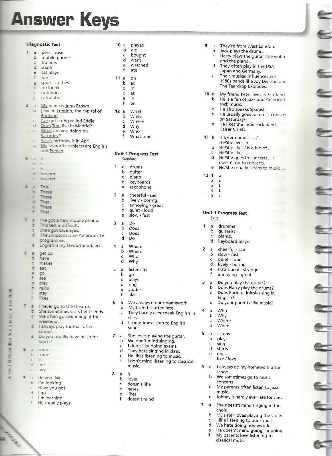 Unit 4 5 test ap calc answer key