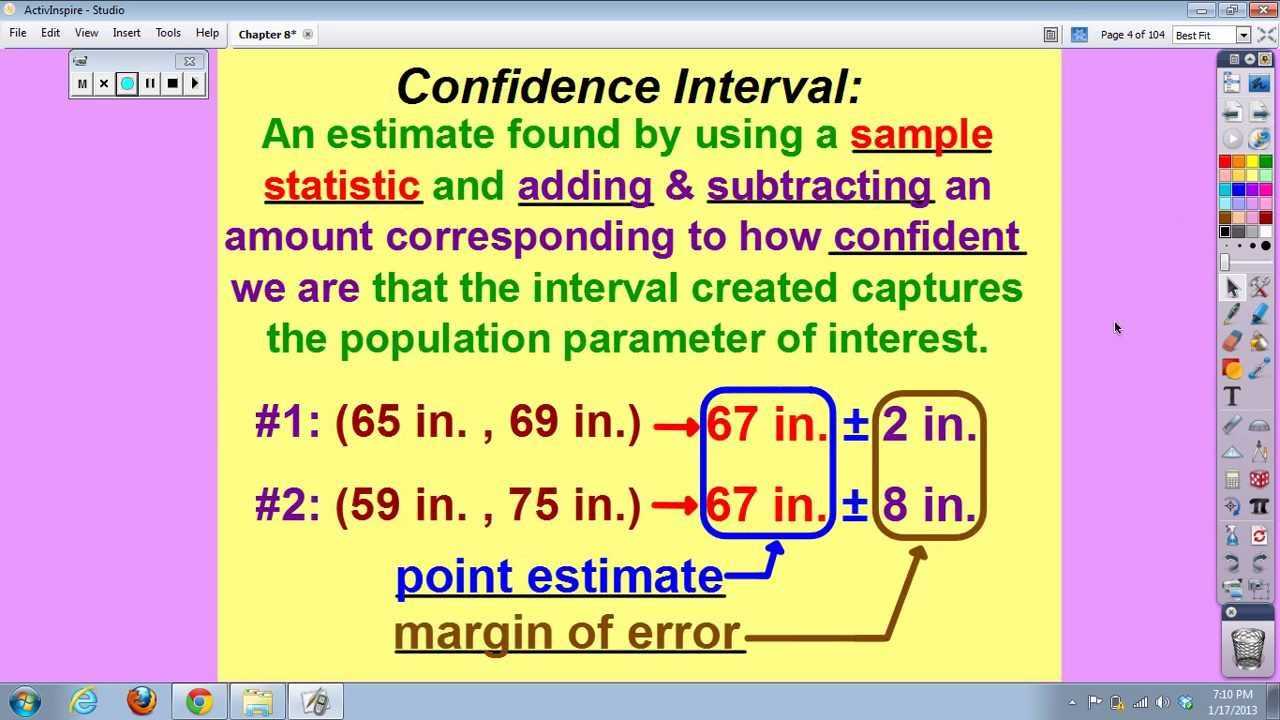 Chapter 8 ap stats test answers