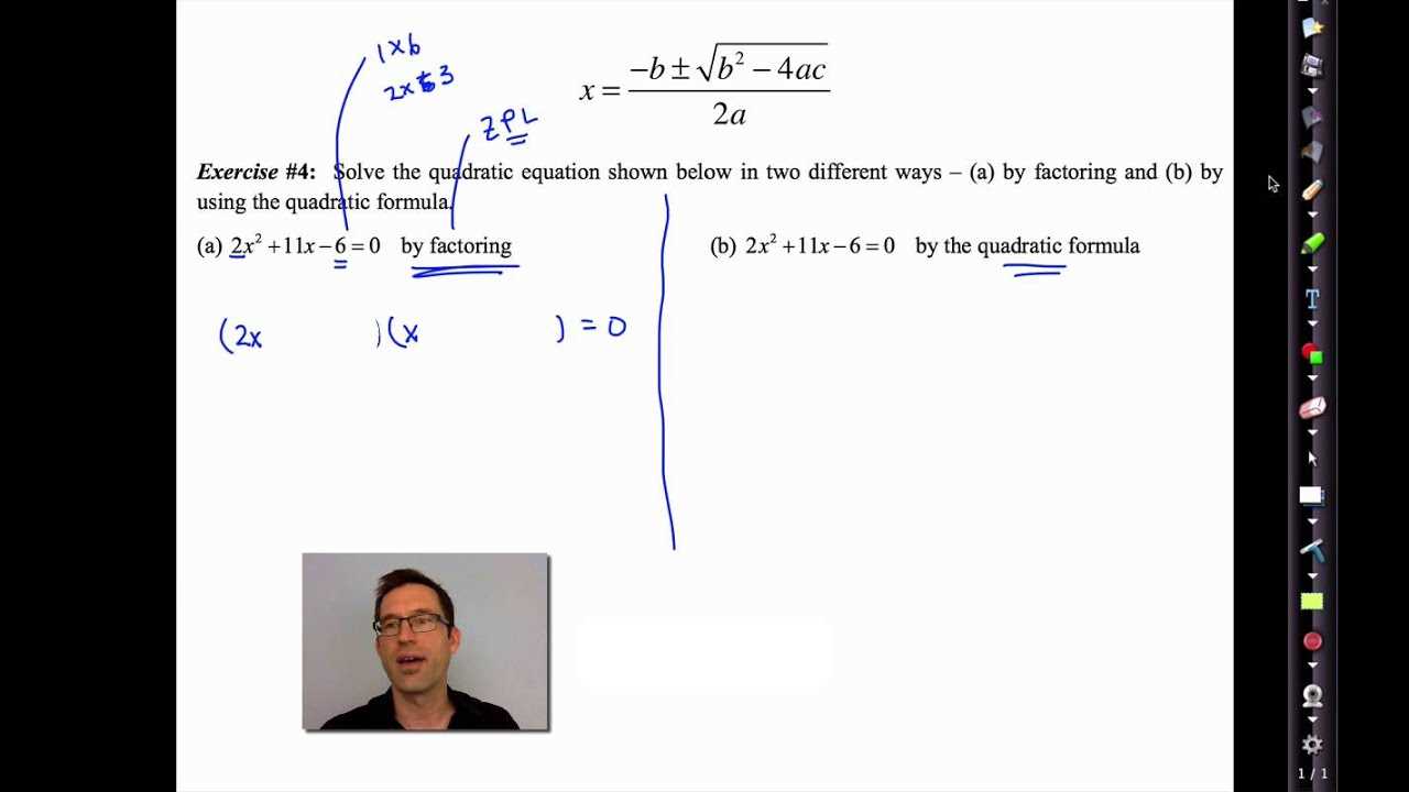 Algebra 1 unit 8 test quadratic equations answer key