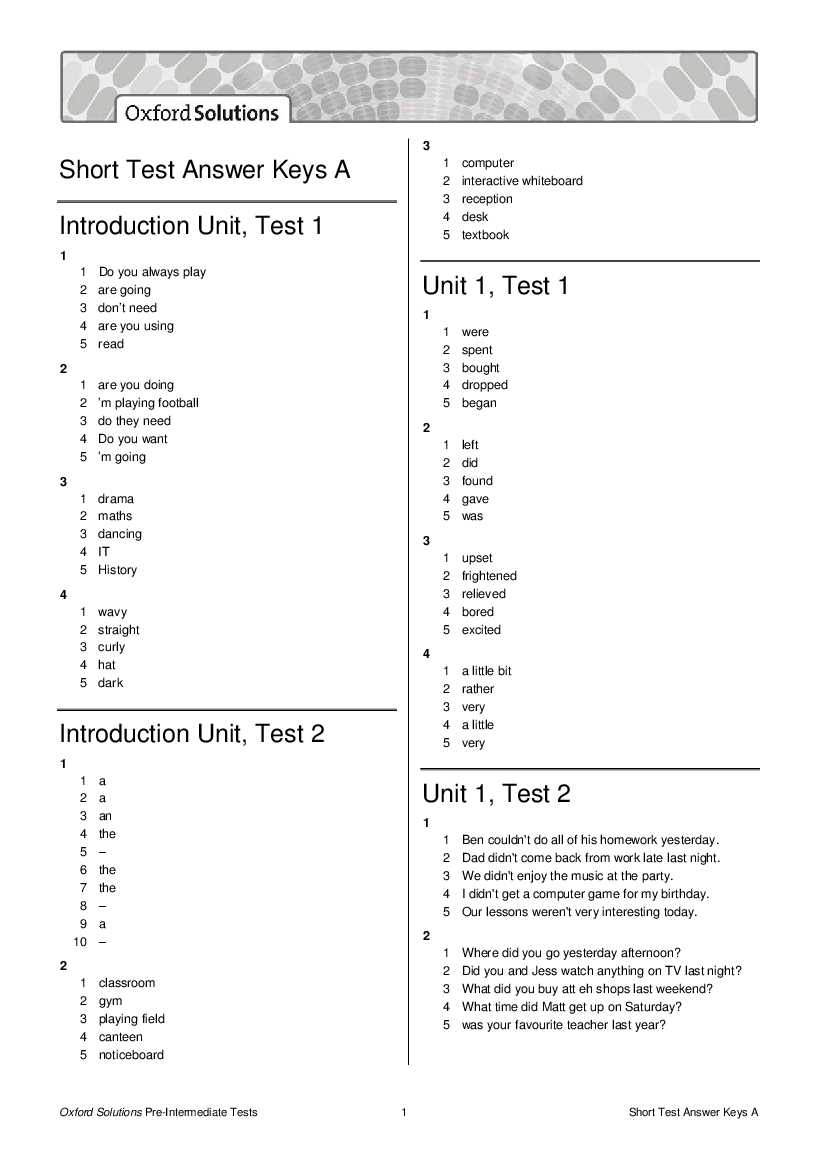 Common Mistakes to Avoid with the Answer Key