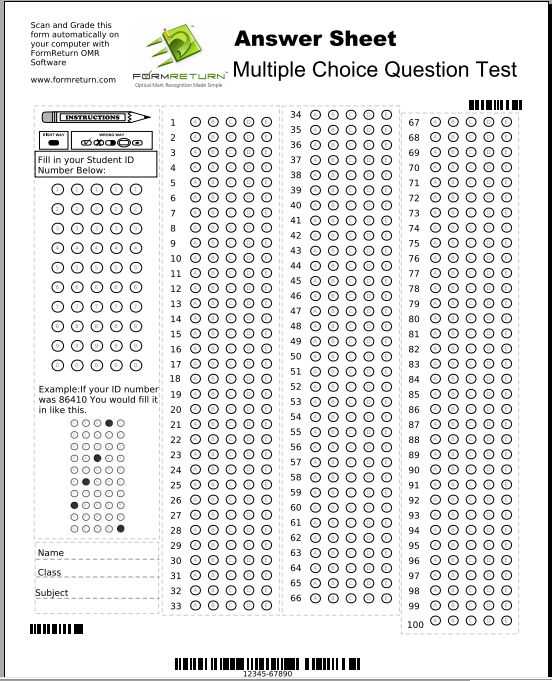 Answer question test