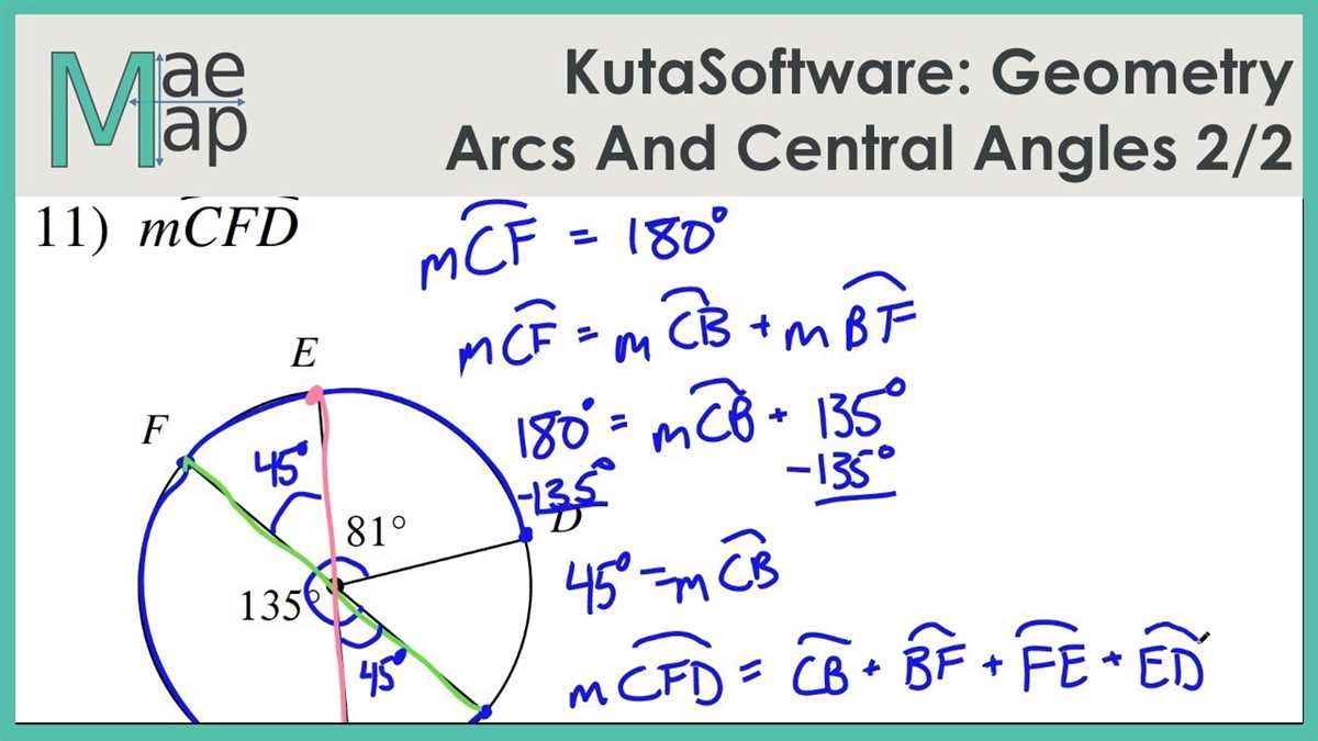 Arcs and Chords Practice Problems