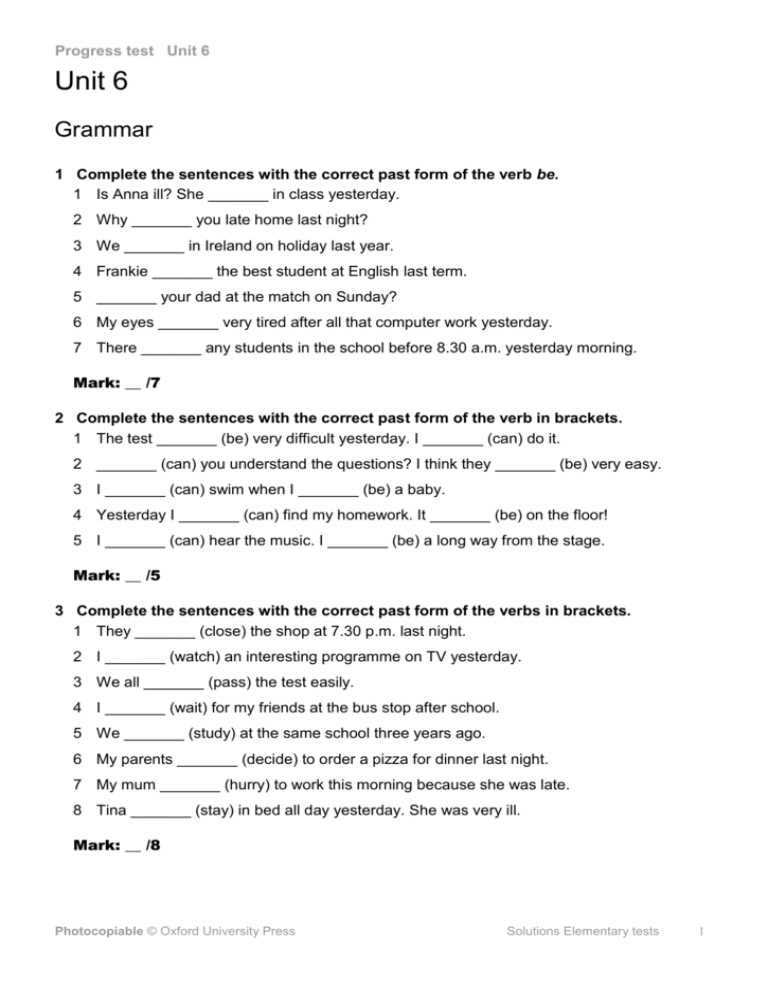 Definition of an Area Unit Test