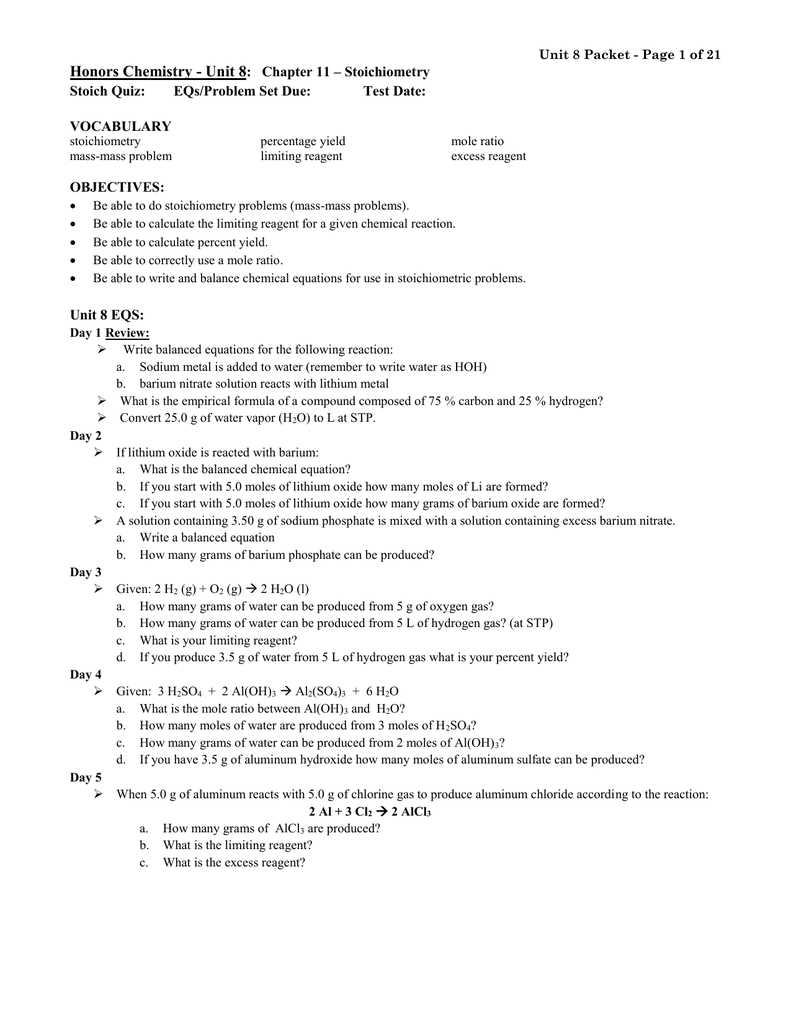 Gas laws test answer key