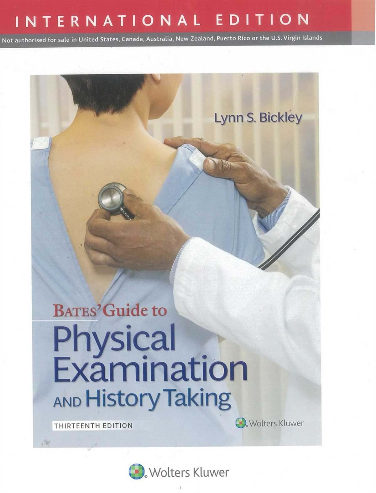 Bates' guide to physical examination 13th