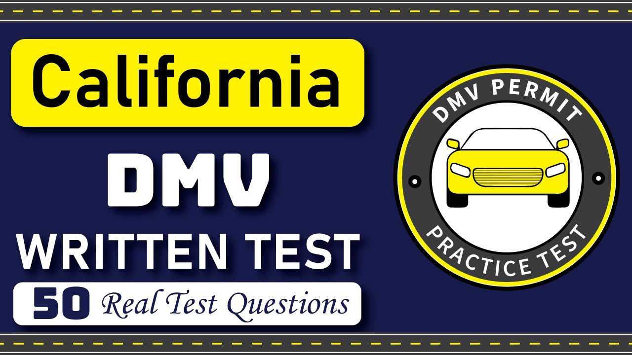 California dmv written test answers