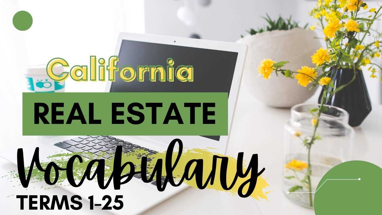 California real estate license exam questions and answers