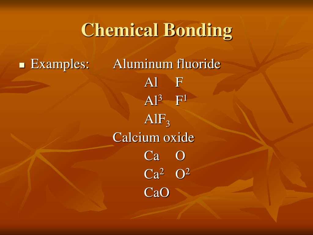 Chemical bonding test review