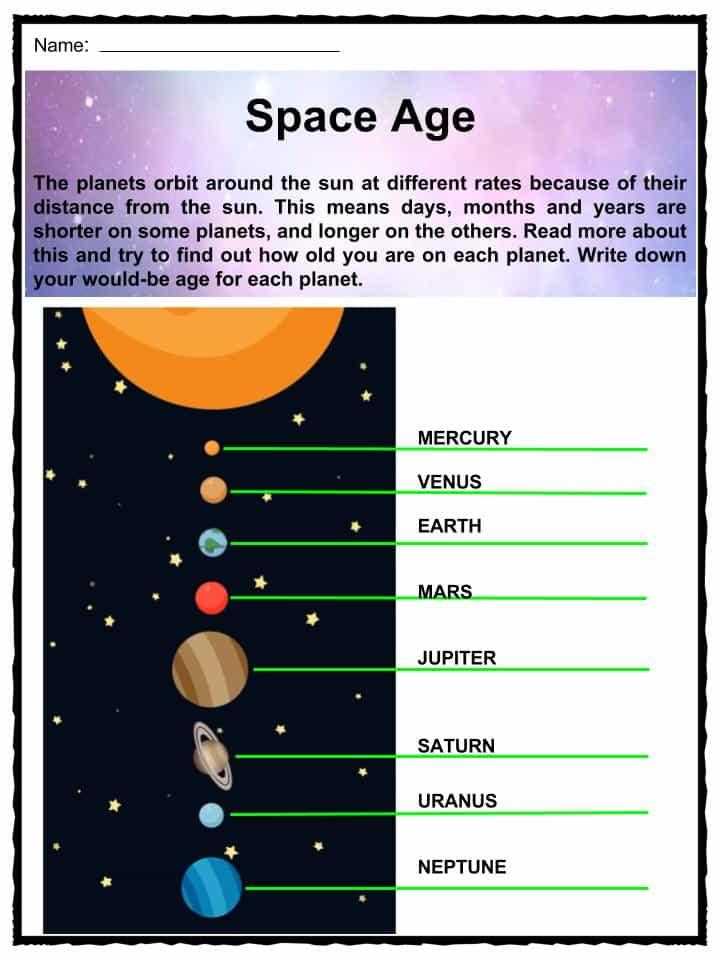 In addition to questions about the size of the universe, the worksheet also delves into the concept of cosmic time. 