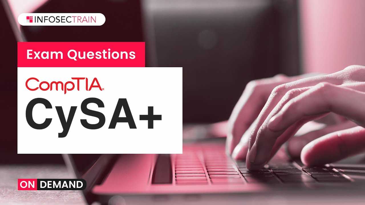 Cysa+ exam questions and answers