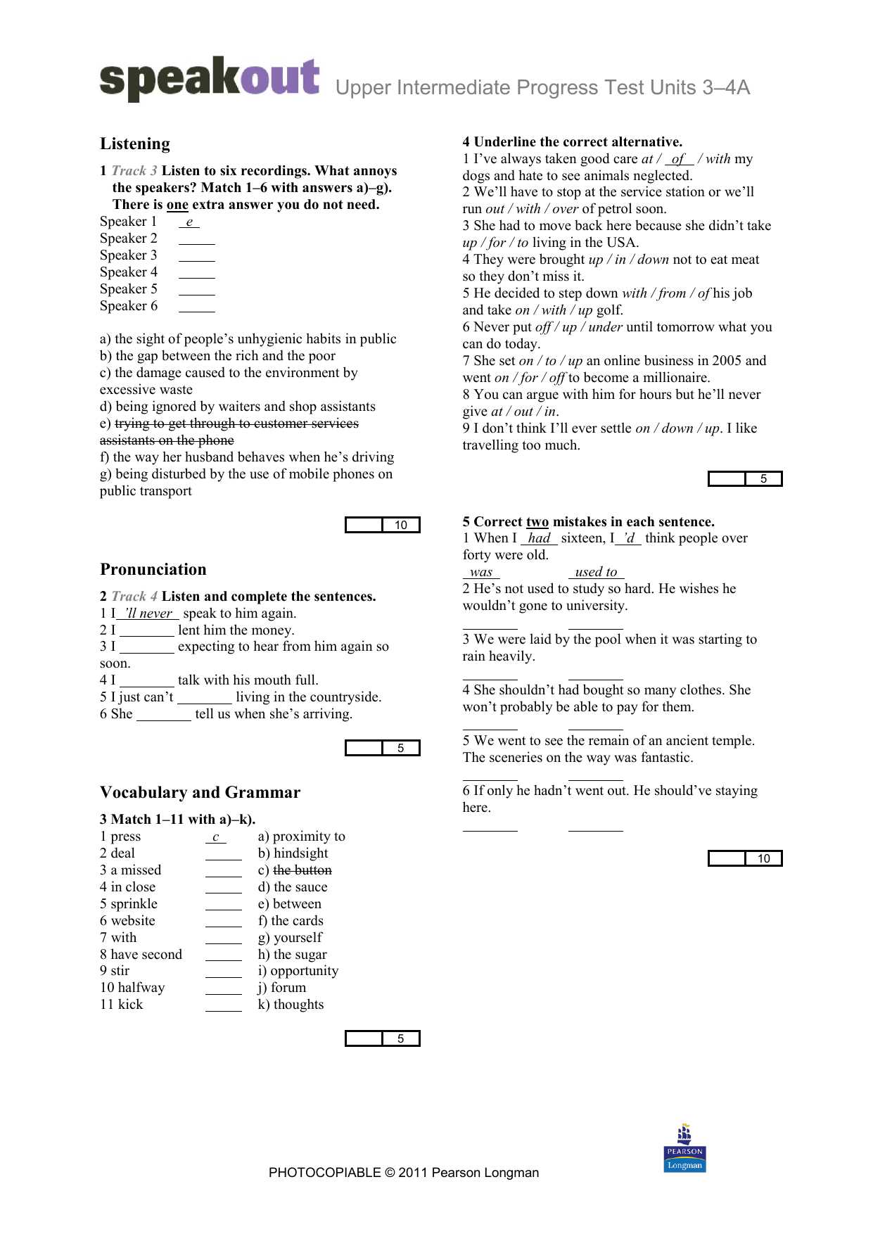 Debtor education course test answers