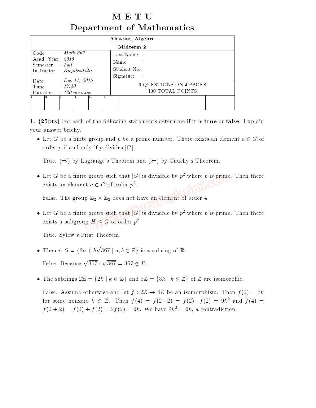 Develop a Study Plan