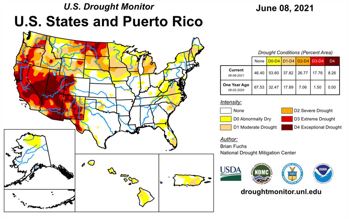 Excerpt from 'on drought conditions' answer key