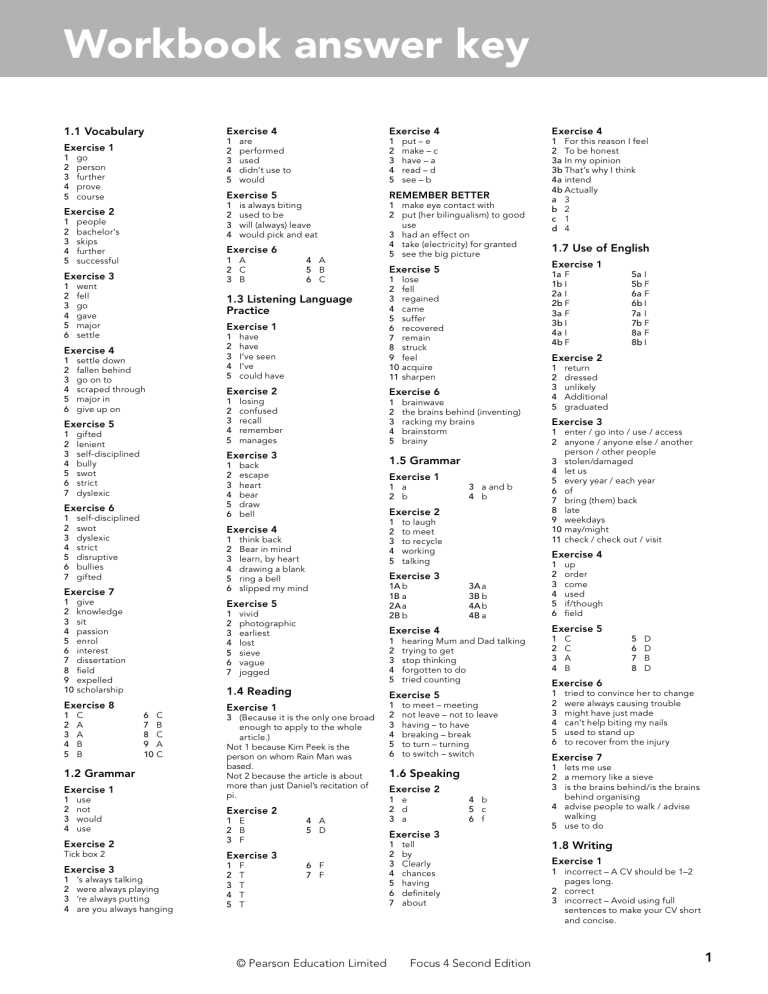 Banzai workbook-answer key pdf