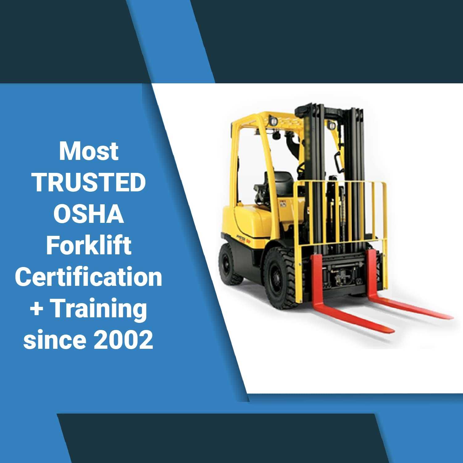 Osha forklift training test questions and answers