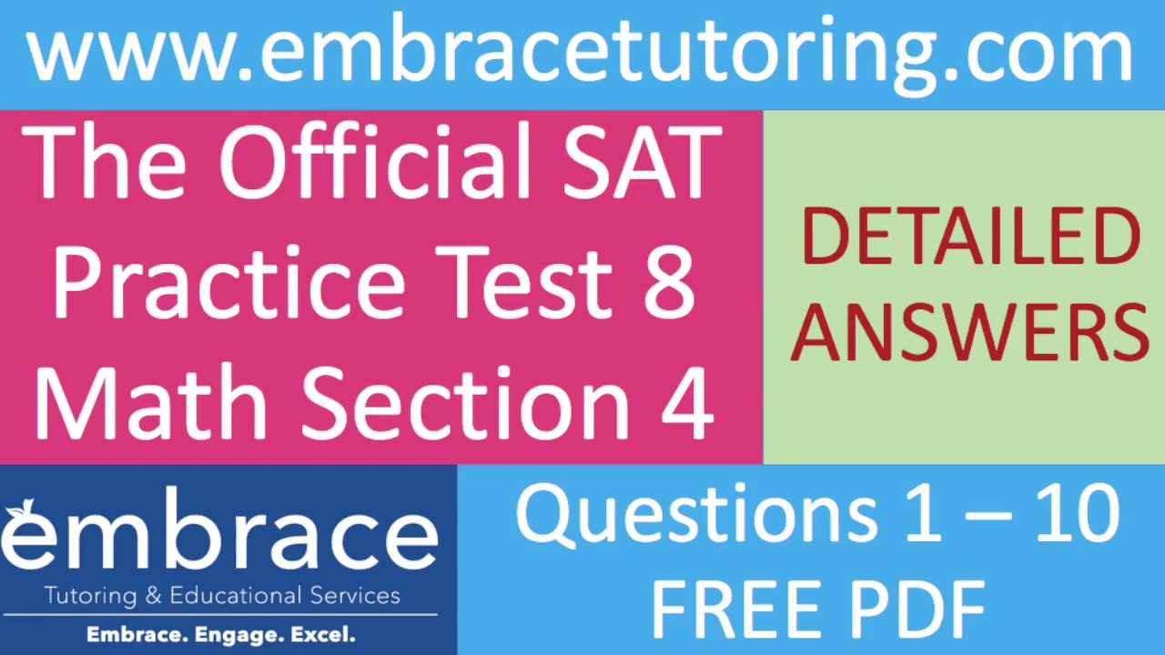 Free sat practice test with answers