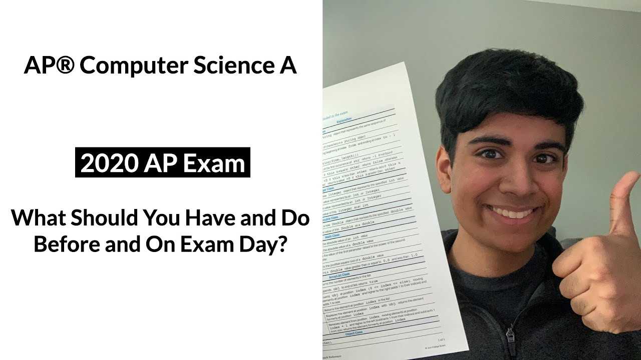 Ap computer science a 2025 practice exam answers