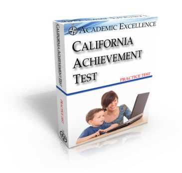 California achievement test answer key