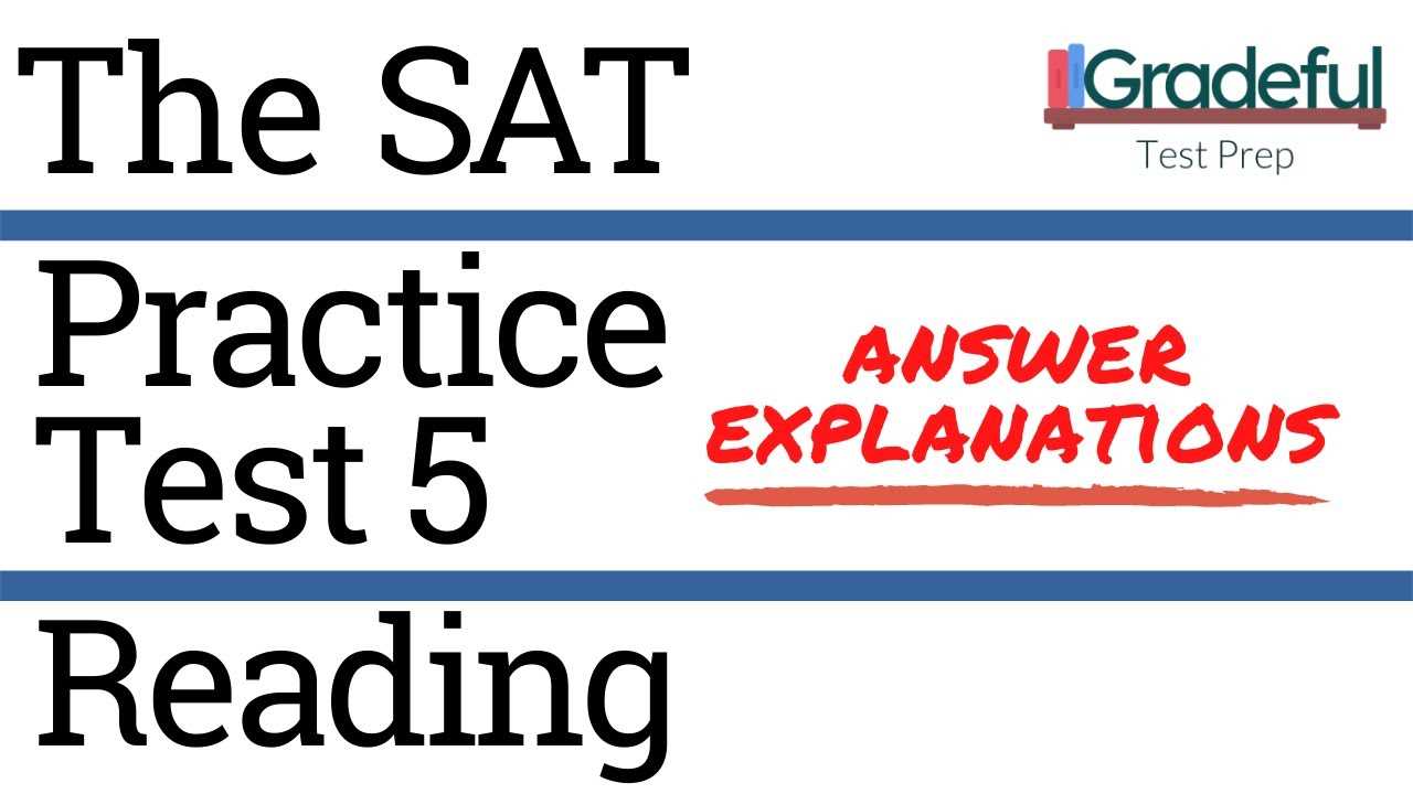 Sat practice test 5 answers