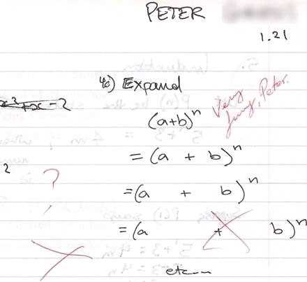 Funniest Math Test Answers