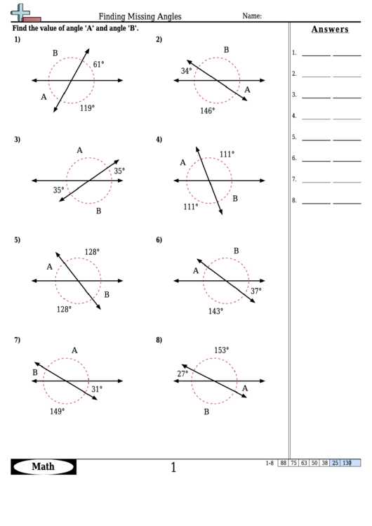 Geometry 1.5 worksheet answers