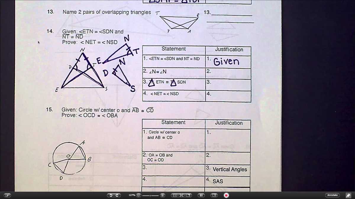 Geometry first semester final exam review