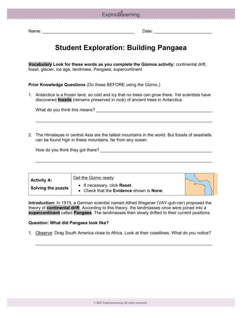 The Ultimate Guide to Understanding Gizmo Answer Key for Building Pangaea