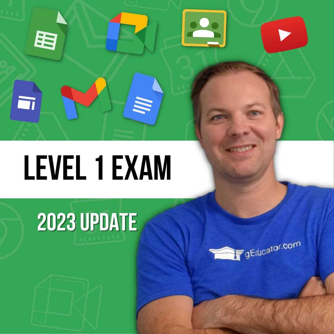 Google educator level 1 certification exam answers 2025